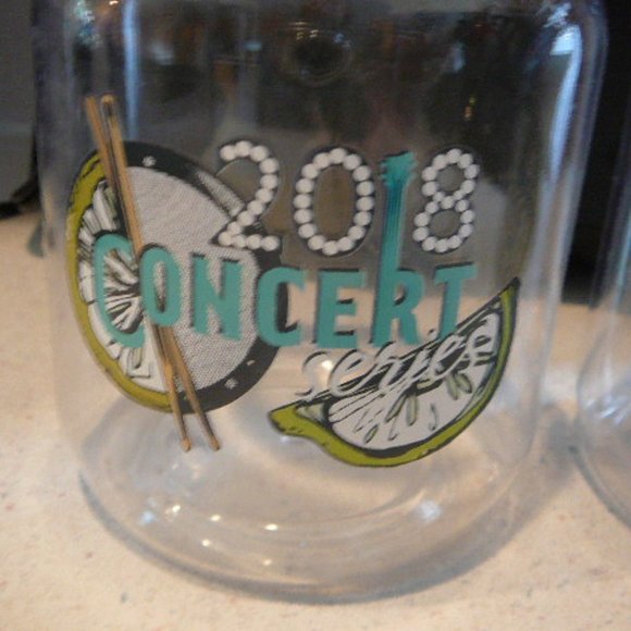 2018 Kenny Chesney Trip Around the Sun Concert Tour Series Lime Mugs-Set of 2 - Picture 4 of 4